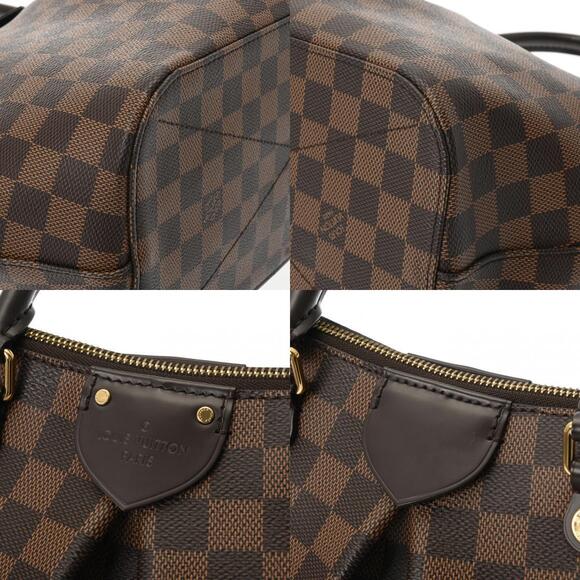 Louis Vuitton Damier Ebene Sienna Shoulder Bag Brown - Picture 9 of 11